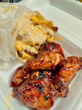 COMBOS (Beef Wrap & 5 Wings)