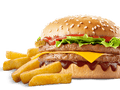 Cheesy BBQ Double
