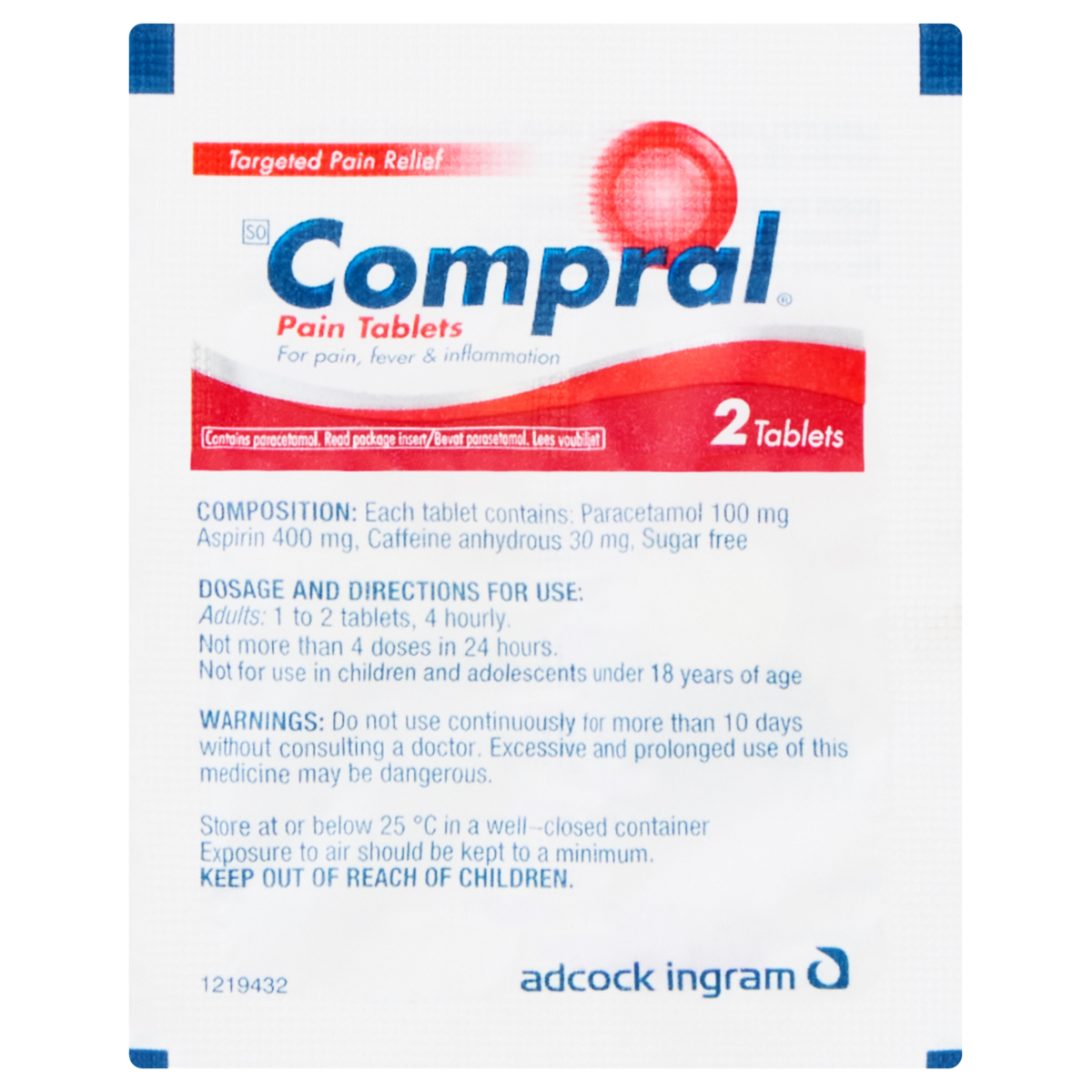 Compral Powder Compral Dispensar Pack 2's – Delivery Manje