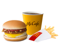 Boerie & Egg Meal with Fries & Small Coffee