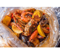 Seafood boil for one (5 Prawns, 5 Muscles & 5 Calamari rings)