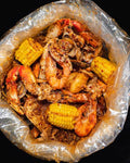 Seafood boil For Two (10 Prawns, 10 Muscles & 10 Calamari rings)