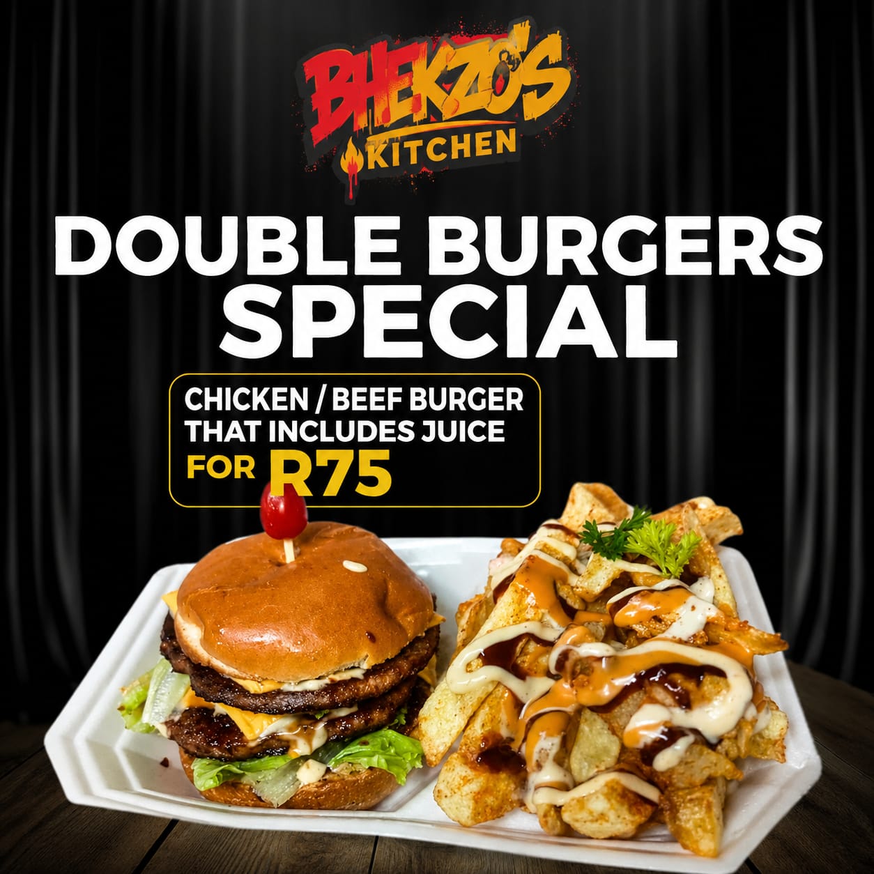 CHICKEN Burger Combo