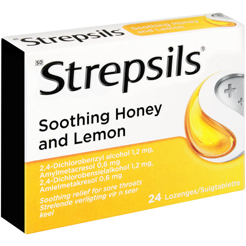 Strepsils Smoothing honey and lemon 8's