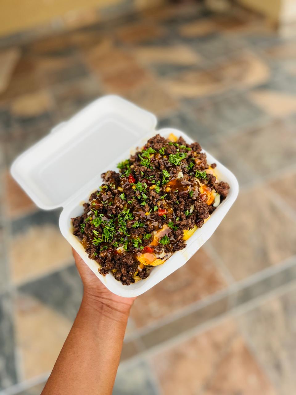LOADED MINCE FRIES
